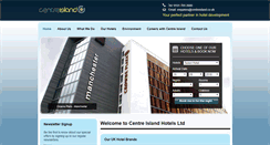 Desktop Screenshot of centreisland.co.uk