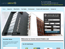 Tablet Screenshot of centreisland.co.uk